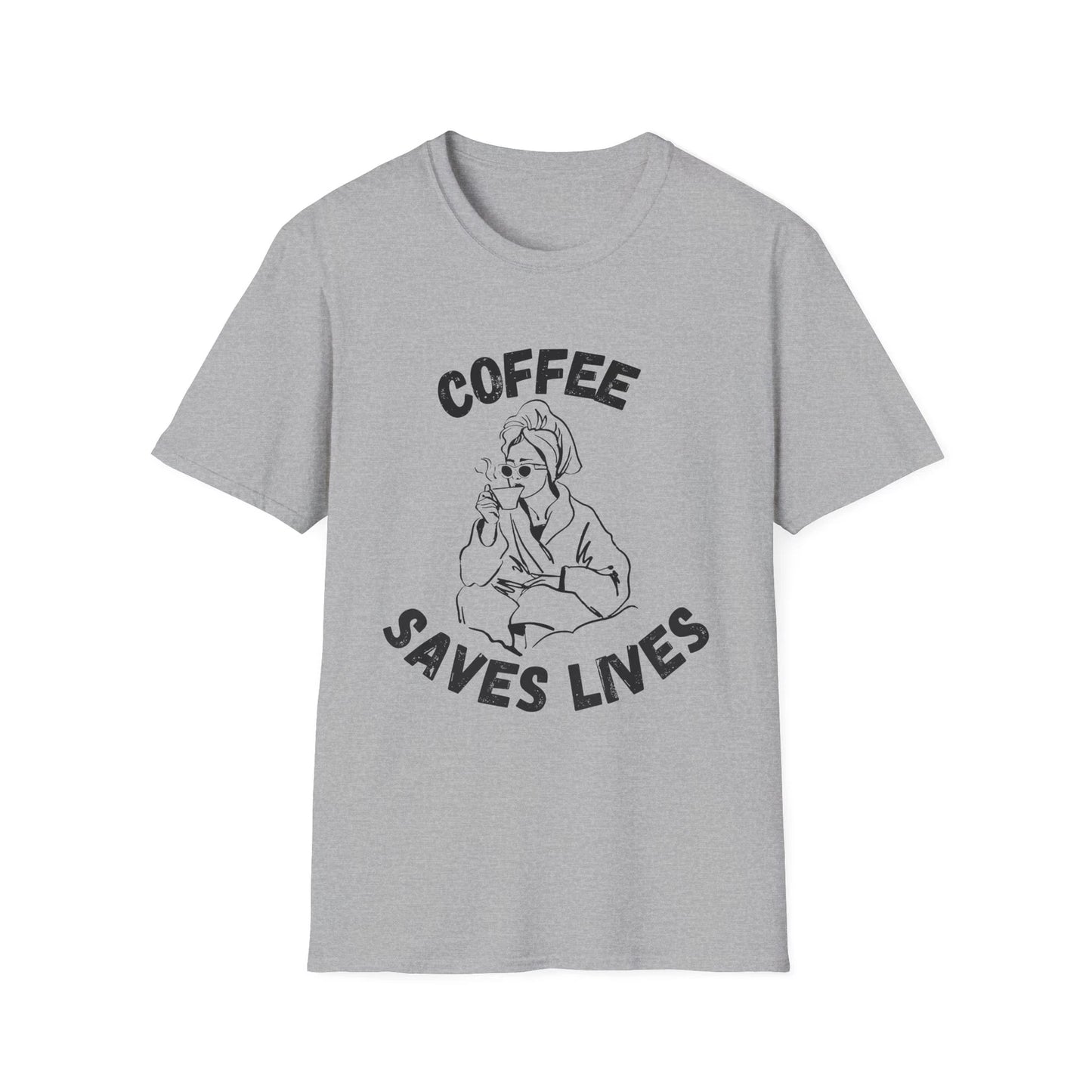 Coffee Saves Lives Unisex Softstyle T-Shirt