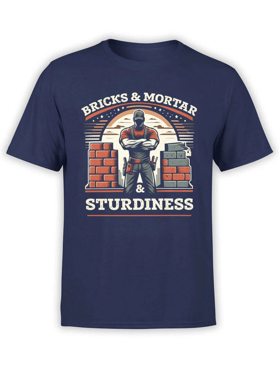 FANTUCCI Builder T-Shirt Collection | Bricks & Mortar & Sturdiness T-Shirt