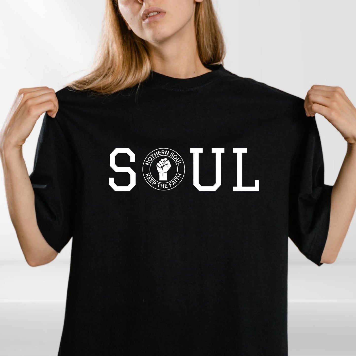 NORTHERN SOUL T-Shirt Keep The Faith Dance Motown MOD Scooter Music Mens Ladies