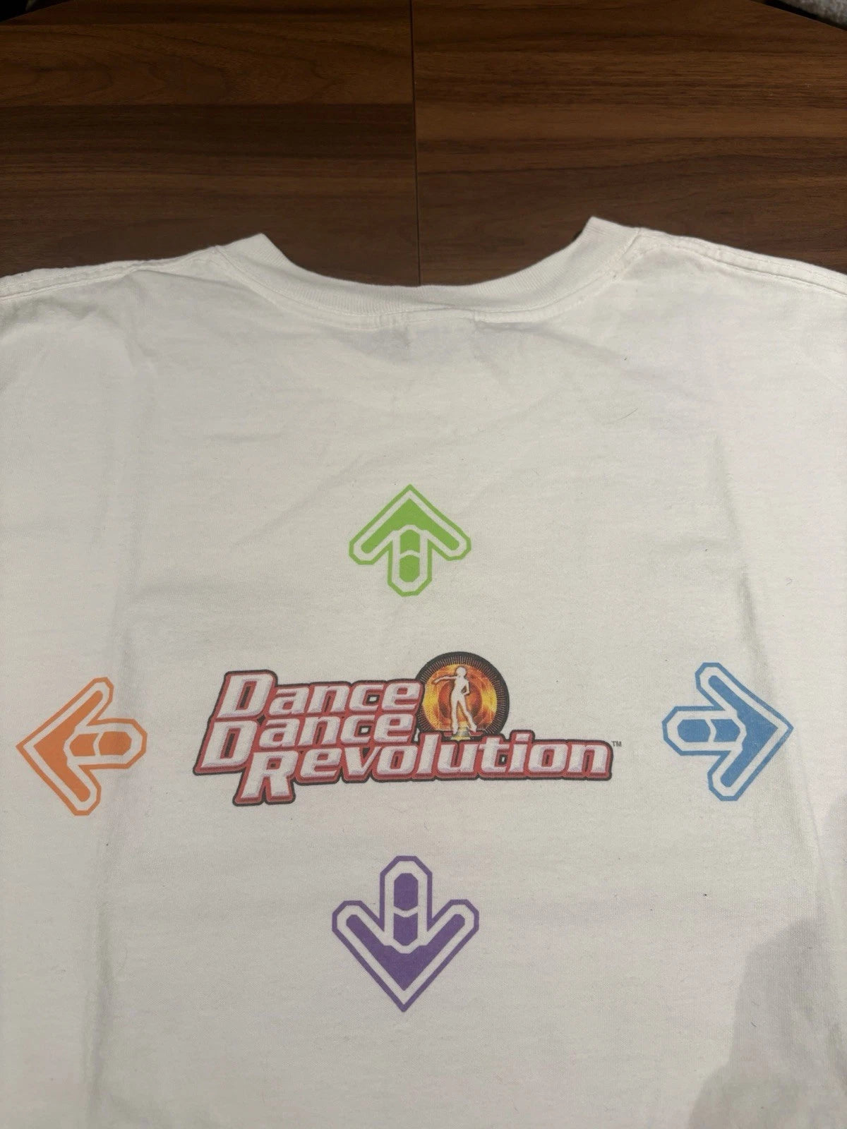 DANCE DANCE REVOLUTION Size XL Konami Employee Promo Shirt DDR Arcade PS2 RARE