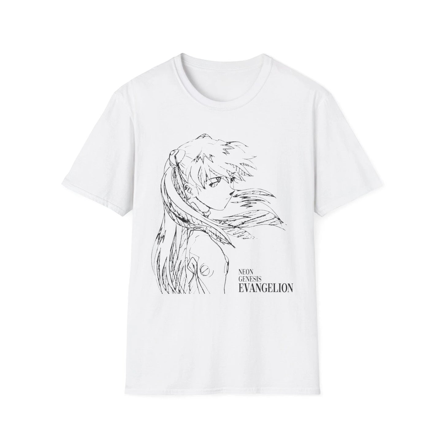 Asuka Neon Genesis Evangelion UNISEX Anime t-shirt - GILDAN 64000