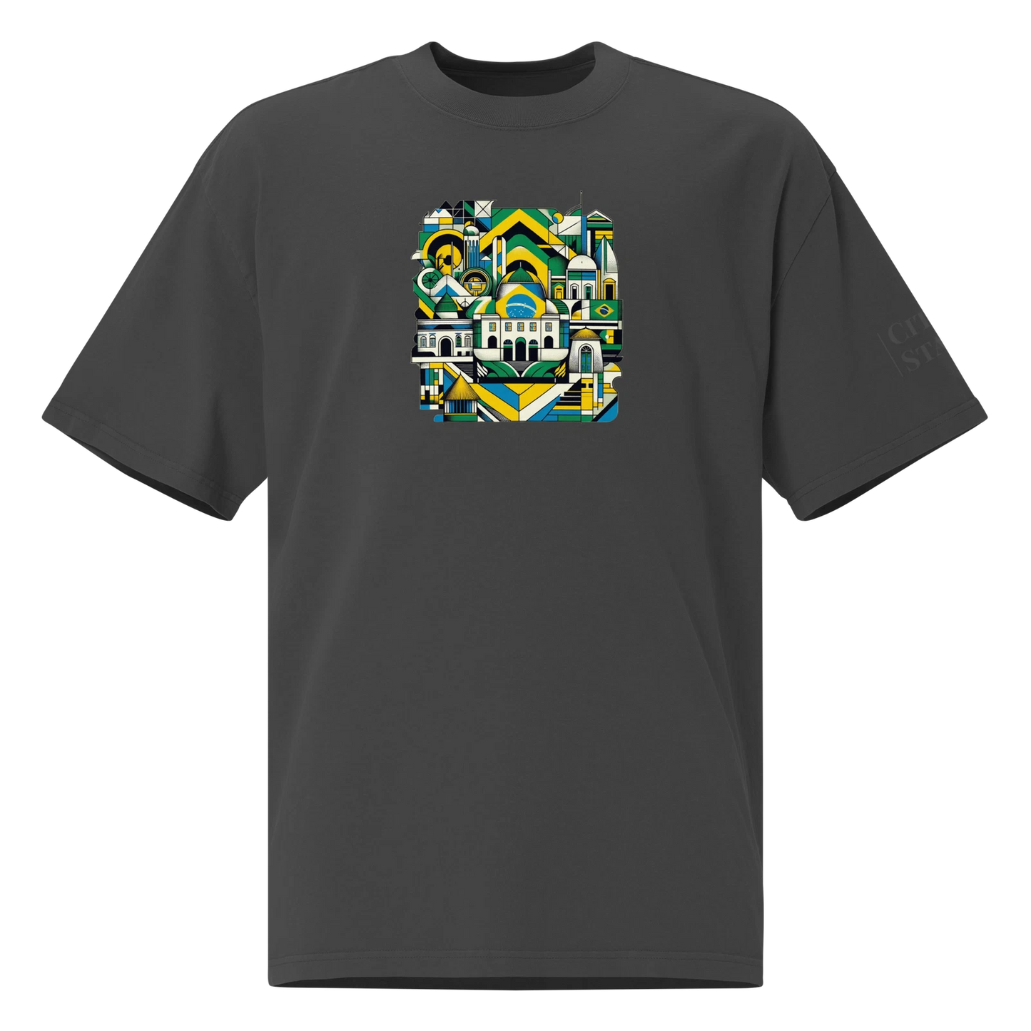 Oversized faded t-shirt (BRAZIL)