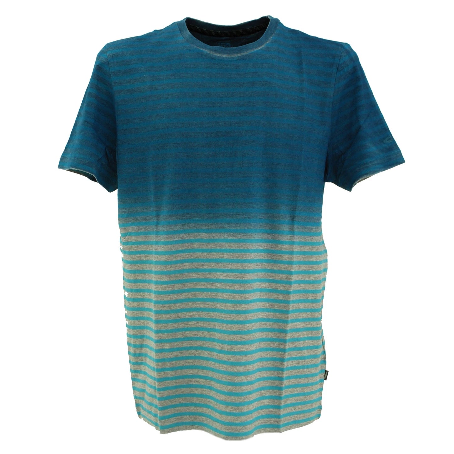 CAMEL ACTIVE Mens Short Sleeve Shirt Tee Crew Neck Blue Gray Gradient 28089