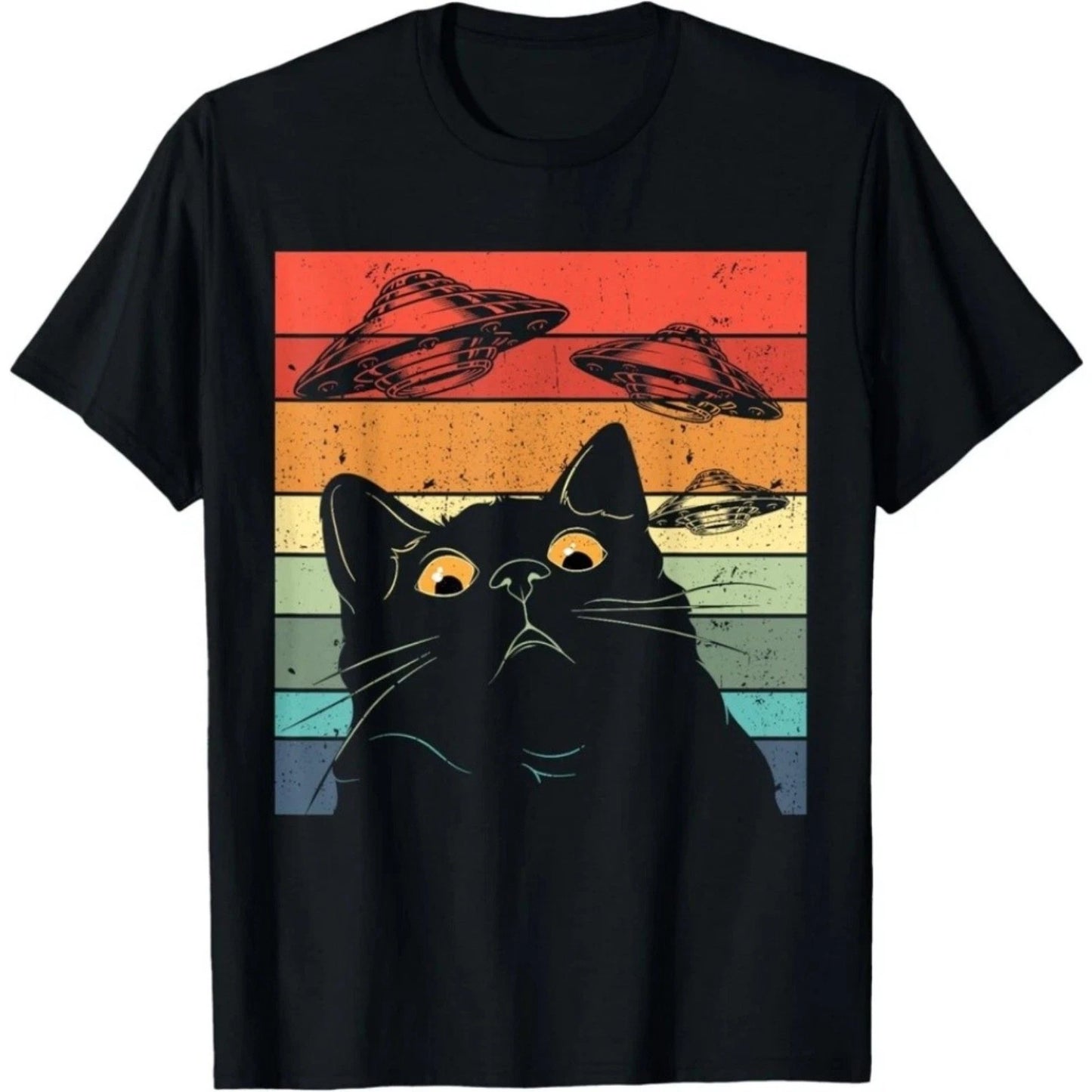 Funny Cat Tee Galaxy Cat Shirt