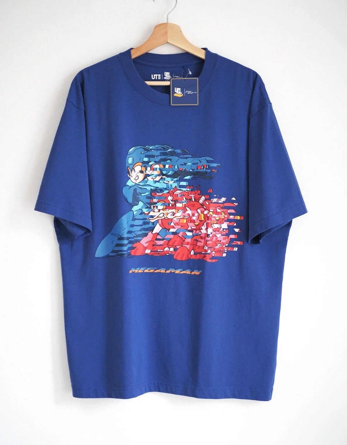 Mega Man Premium Oversized Uniqlo Capcom T Shirt Size Large
