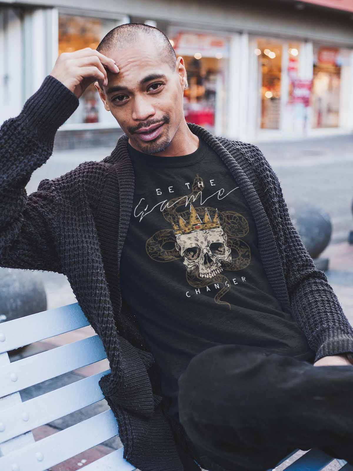 Skull Crown Game Changer Unisex T-shirt
