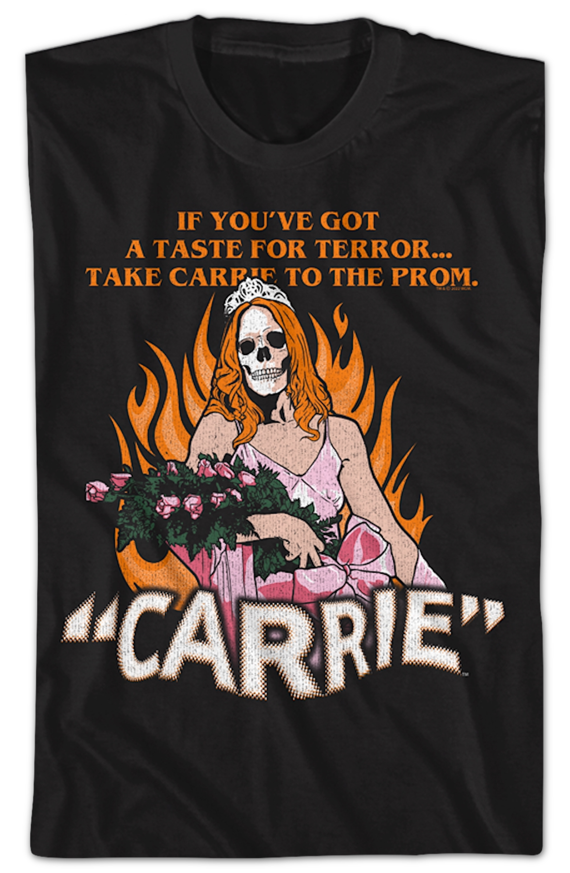 Skull Prom Queen Carrie T-Shirt
