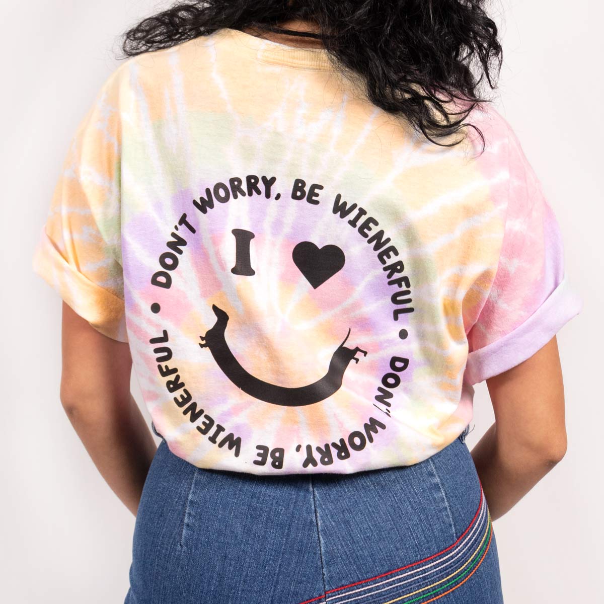 smiley ween unisex tee | tie-dye