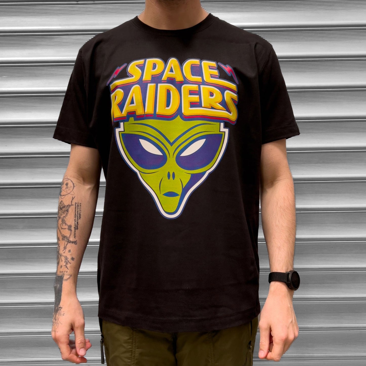 **SALE** Space Raiders 80s Mens T Shirt