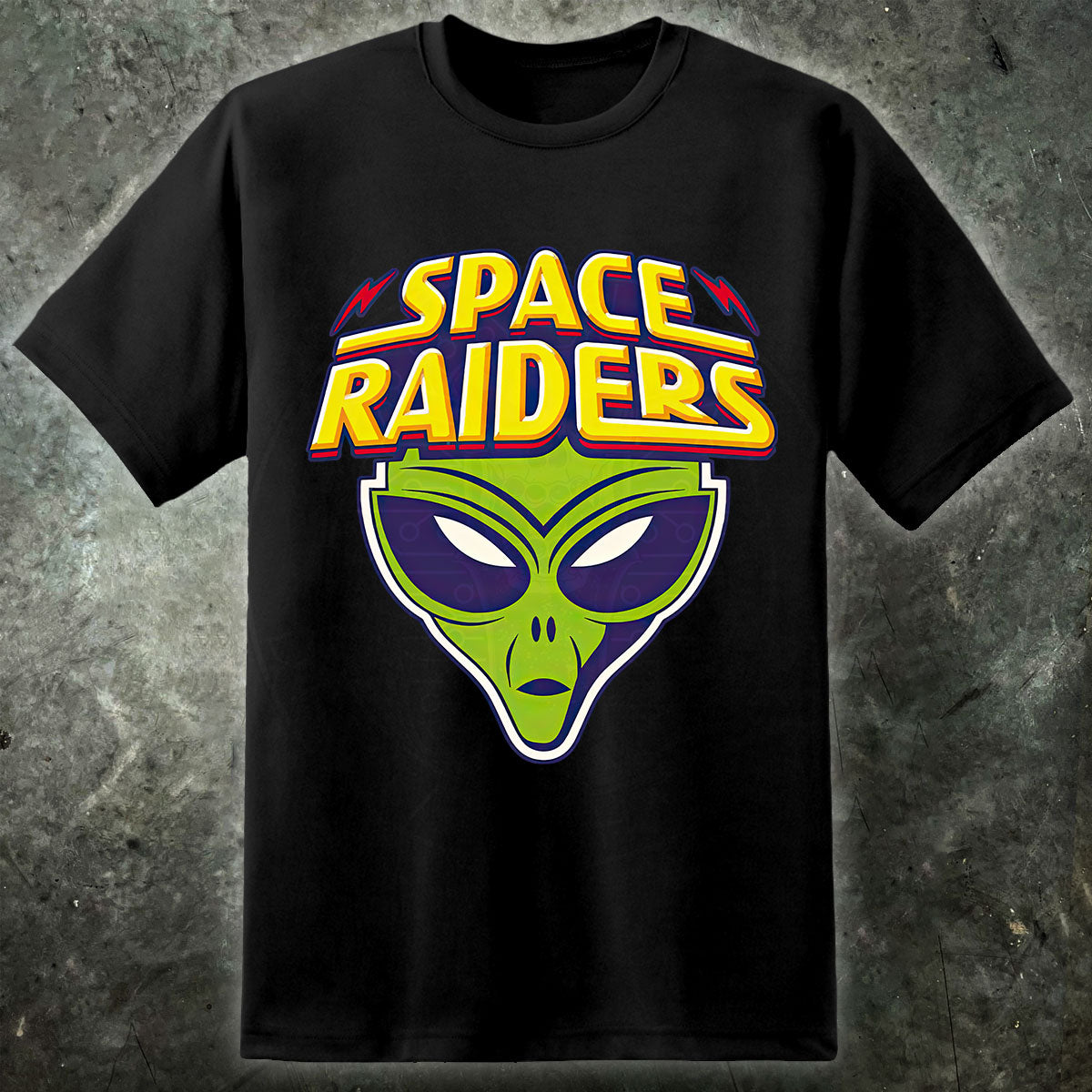 **SALE** Space Raiders 80s Mens T Shirt