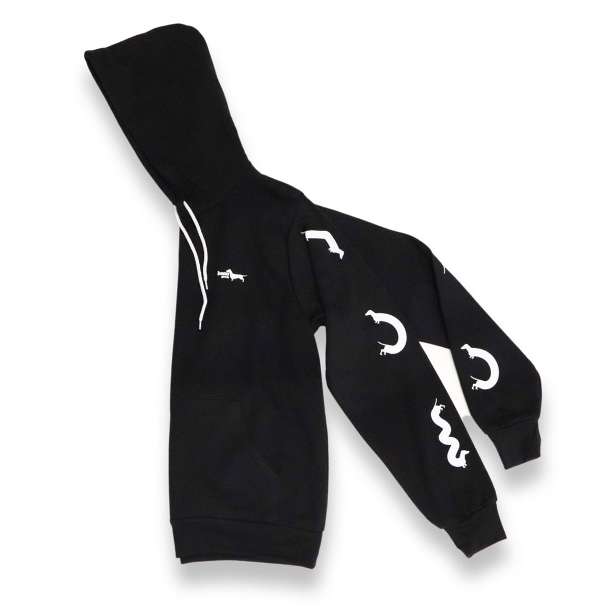 squiggly ween unisex premium hoodie sweatshirt | black