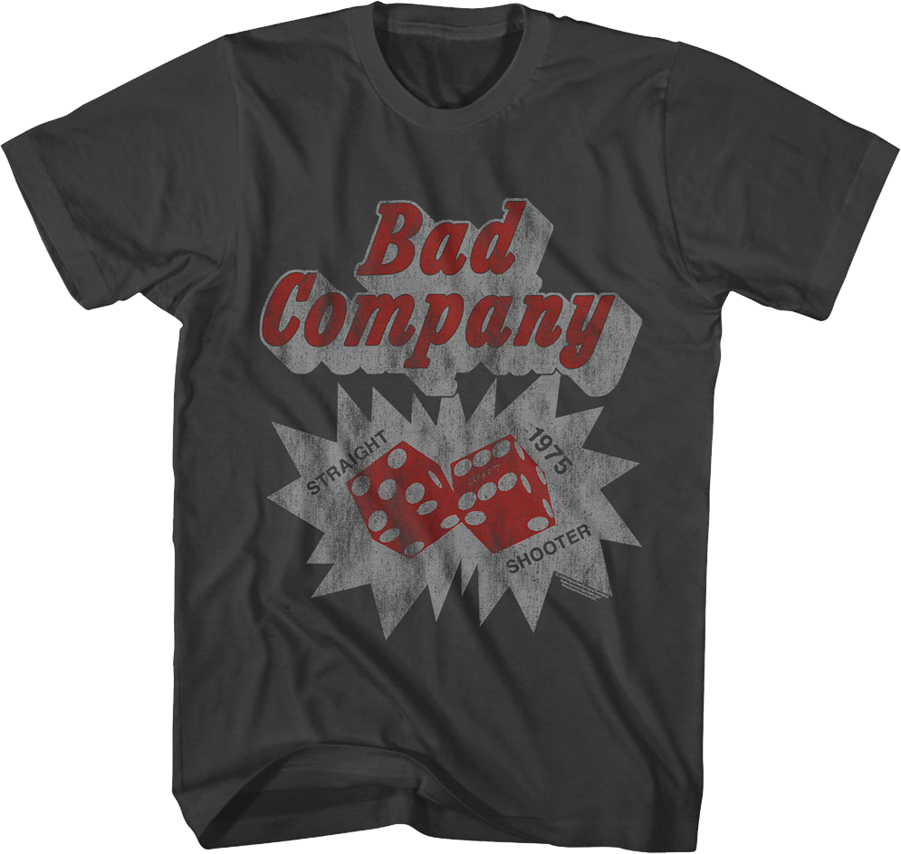 Straight Shooter 1975 Bad Company T-Shirt