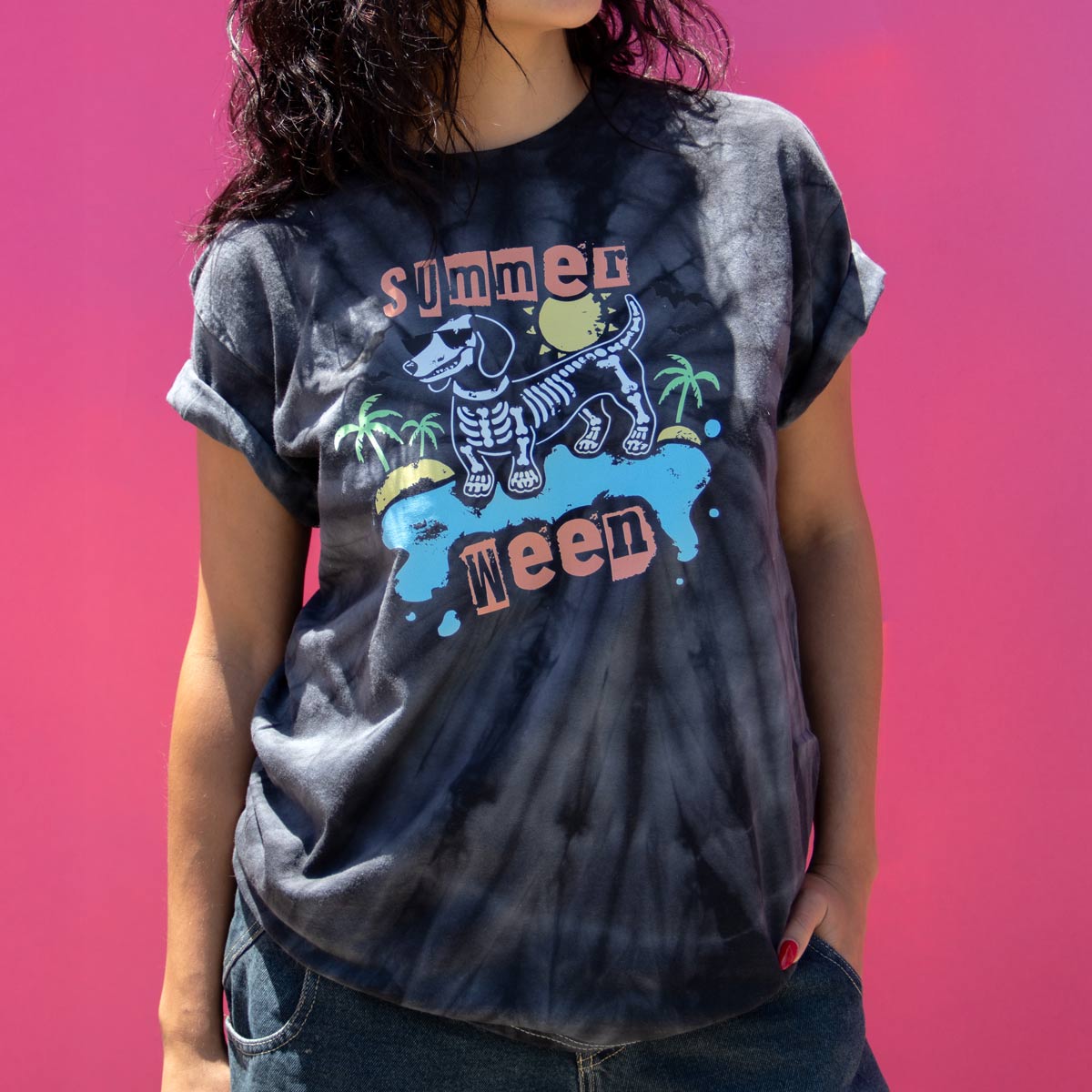 summerween unisex tee | tie-dye