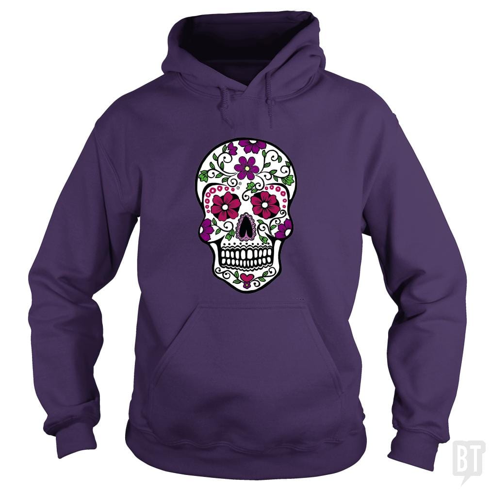 Day of the Dead Skull Hoodie