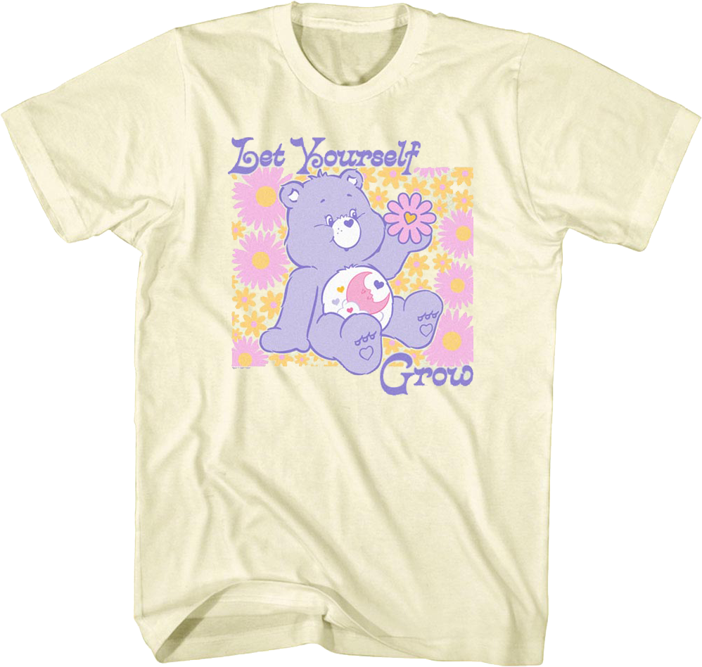 Sweet Dreams Bear Let Yourself Grow Care Bears T-Shirt