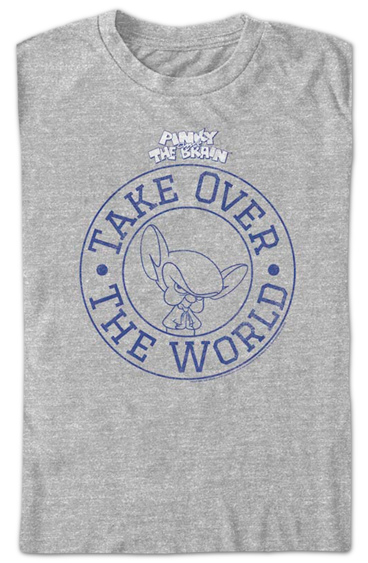 Take Over The World Circle Pinky And The Brain T-Shirt