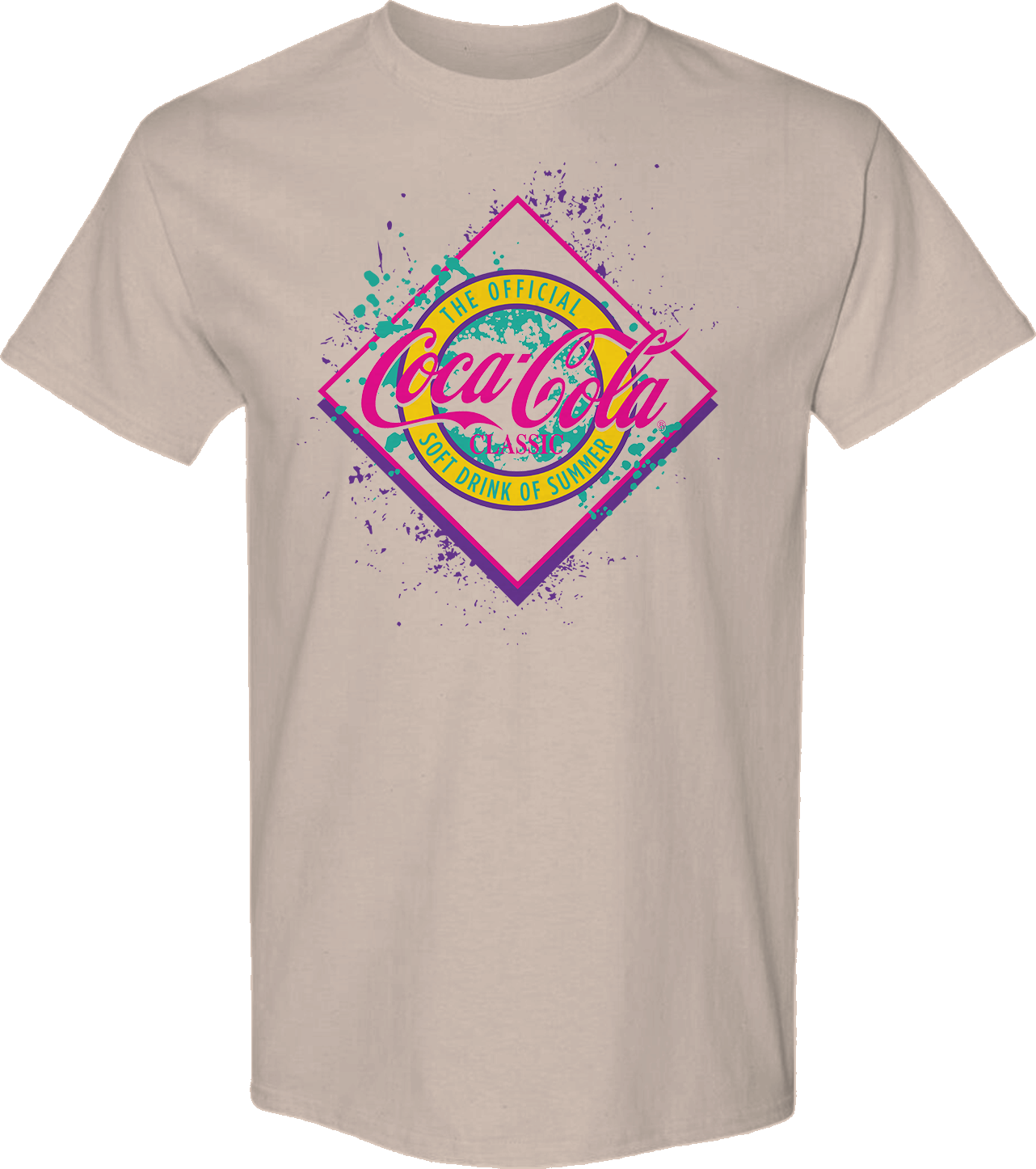 The Official Soft Drink Of Summer Diamond Coca-Cola T-Shirt