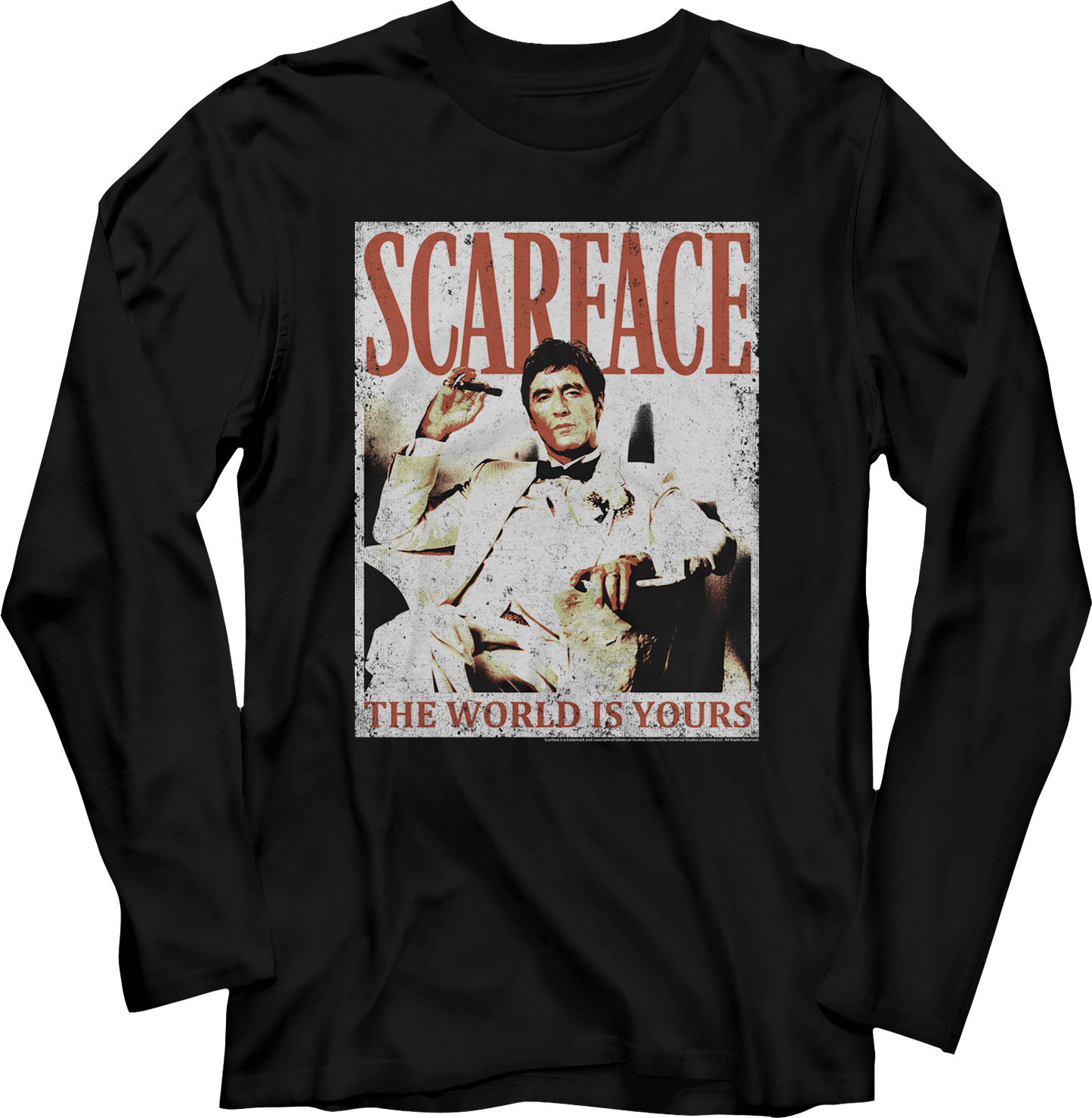 The World Is Yours Scarface Long Sleeve Shirt