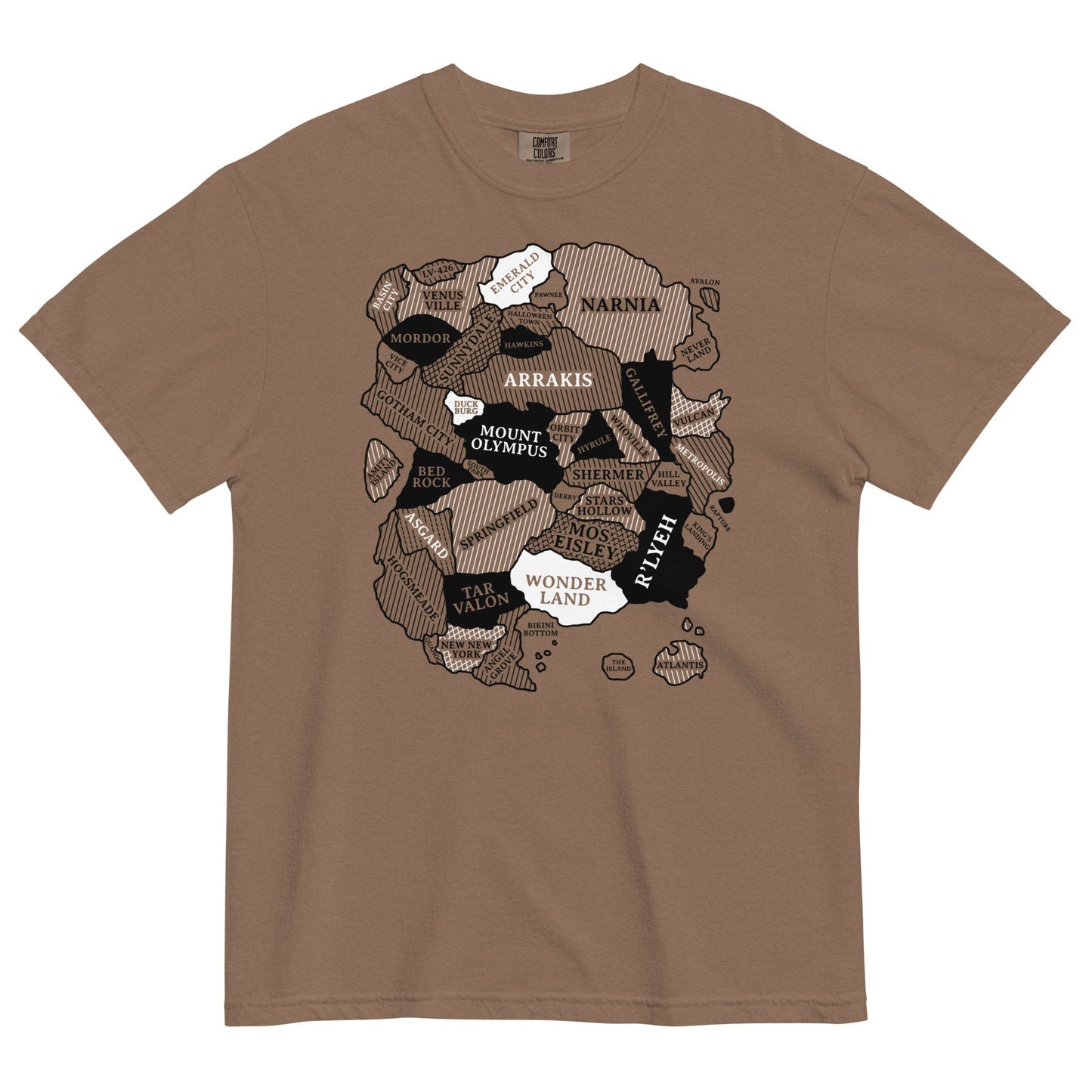 World Map Men's Relaxed Fit Tee