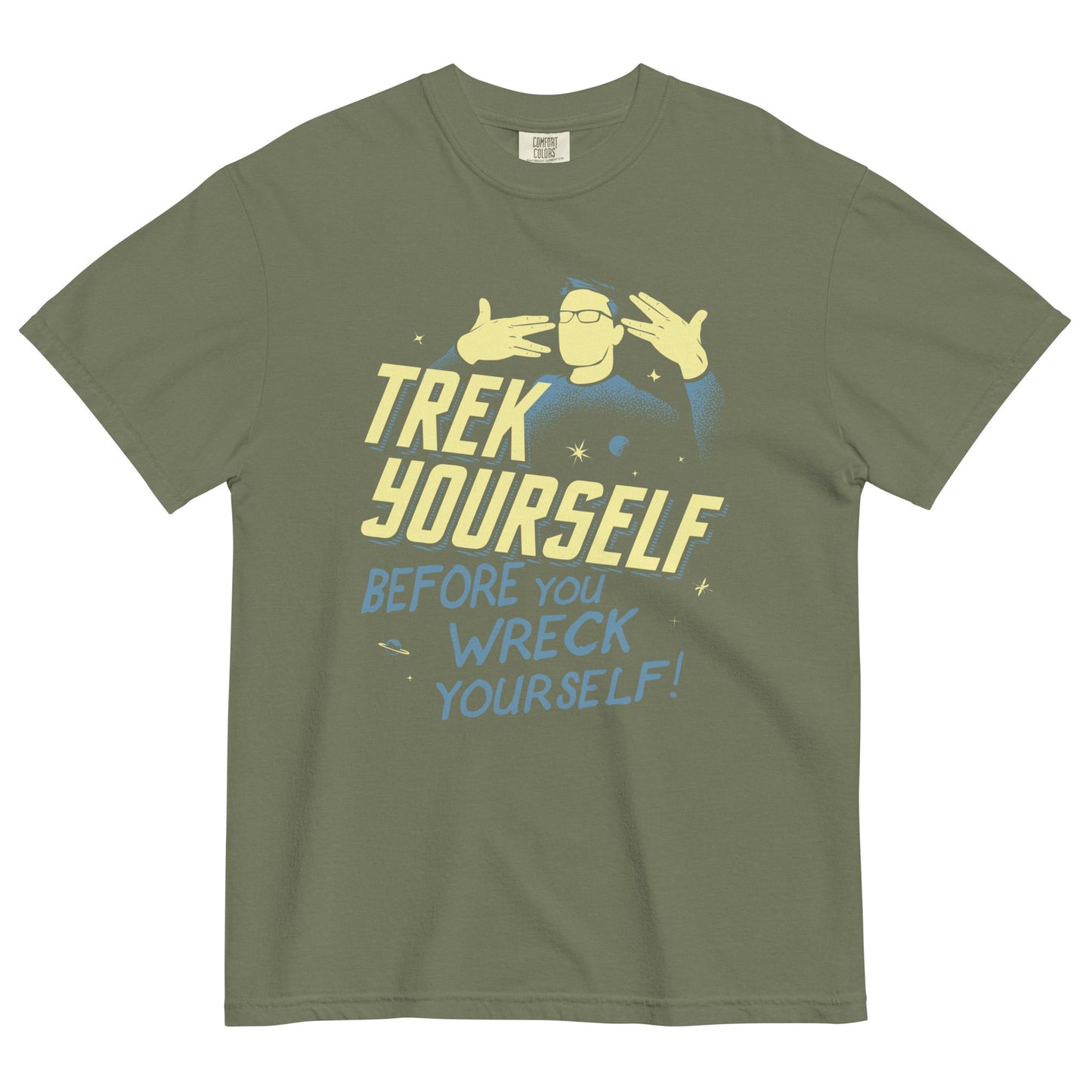 Trek Yourself Before You Wreck Yourself Men's Relaxed Fit Tee