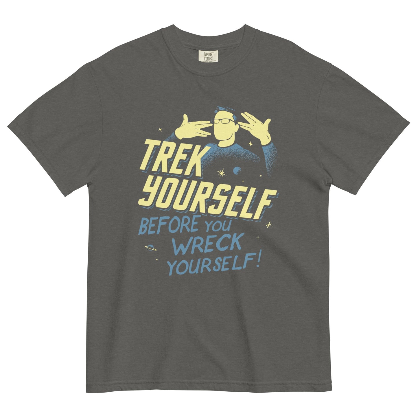 Trek Yourself Before You Wreck Yourself Men's Relaxed Fit Tee