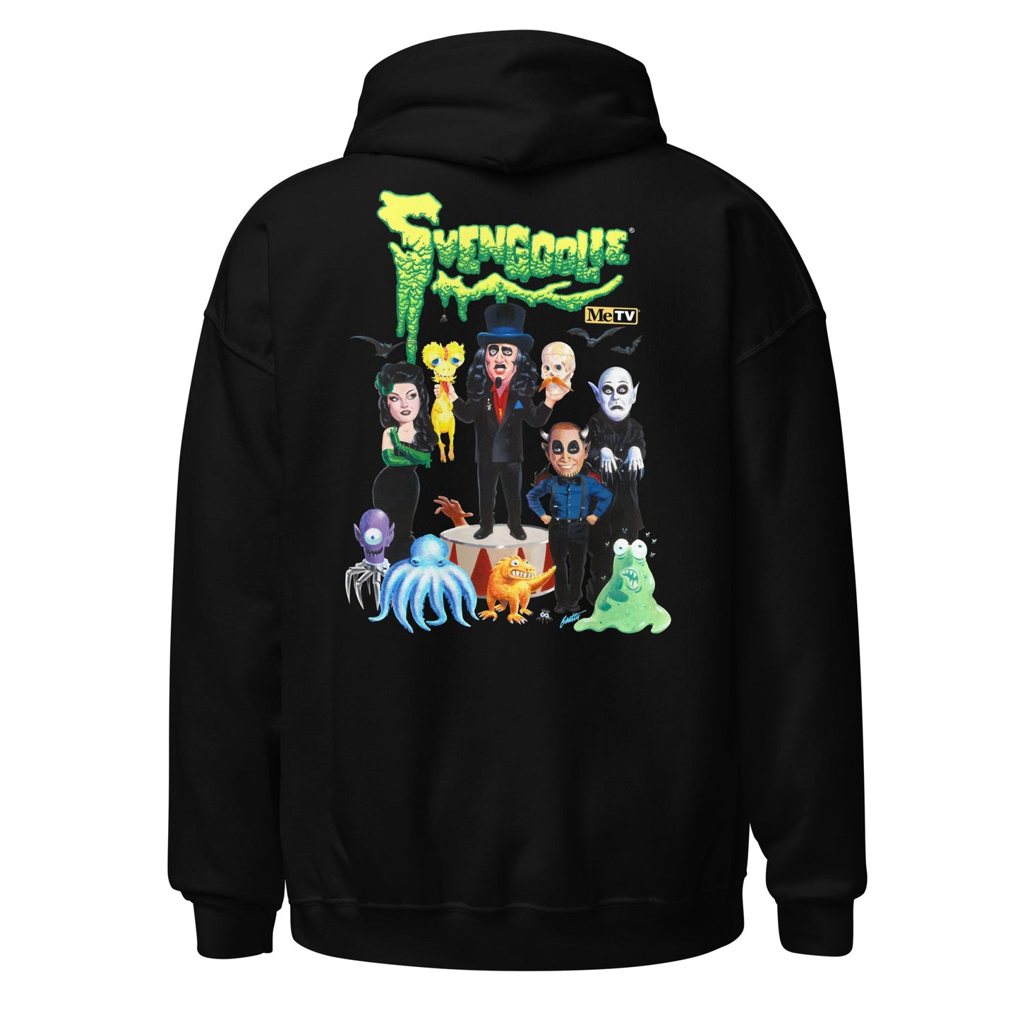 "Master of Scaremonies" Svengoolie® Pullover Hoodie by Terry Beatty (2025 Series)