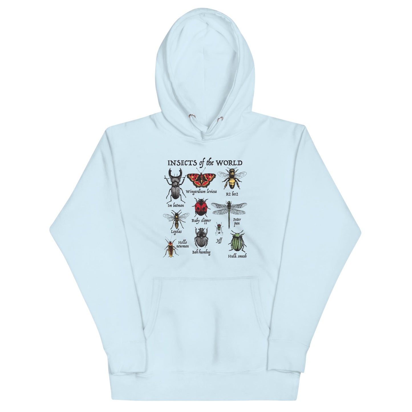 Insects Of The World Unisex Hoodie