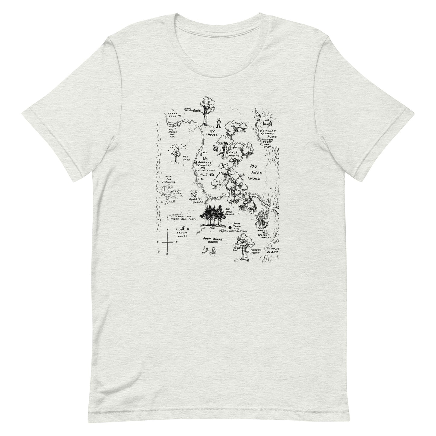 100 Acre Map Men's Signature Tee