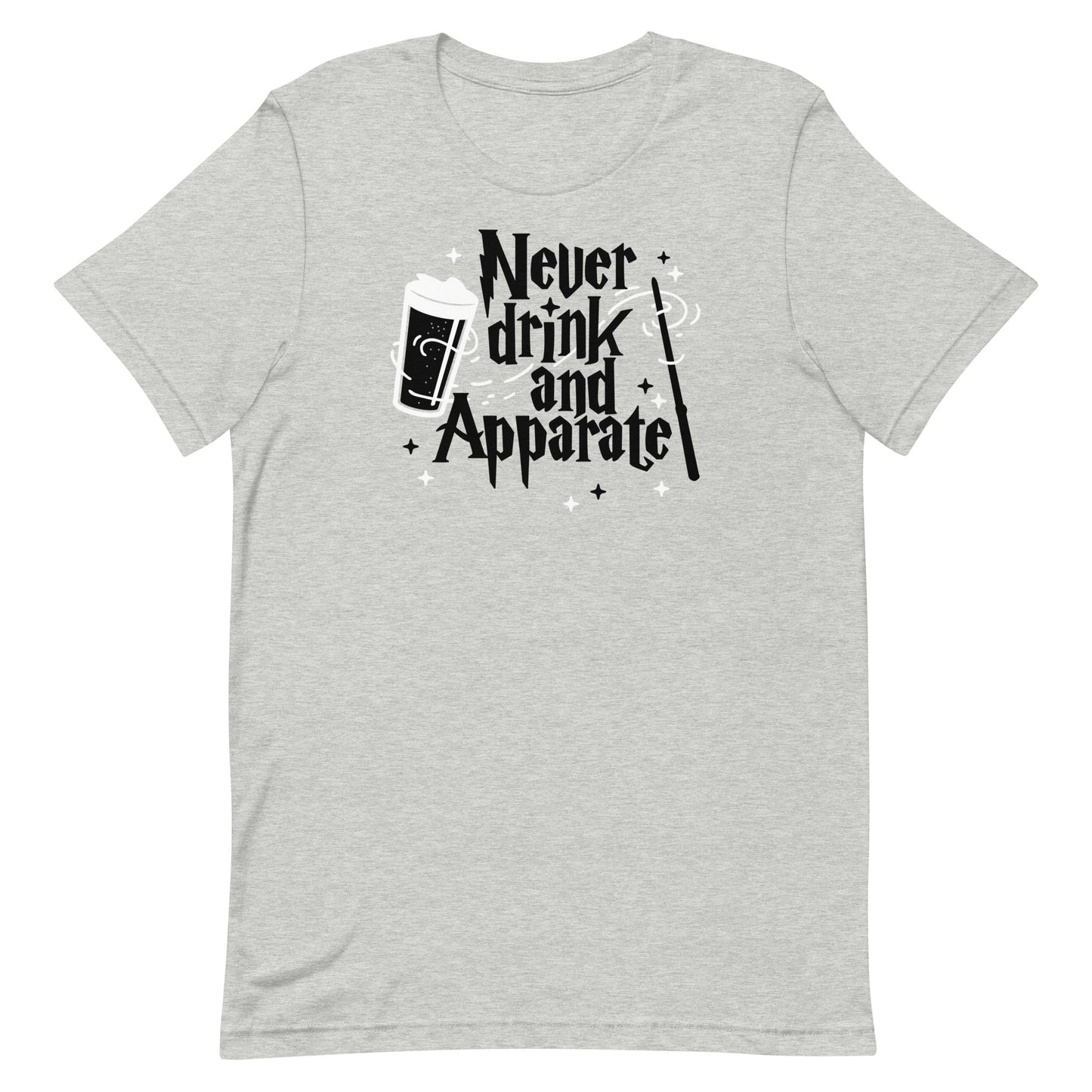 Never Drink And Apparate Men's Signature Tee