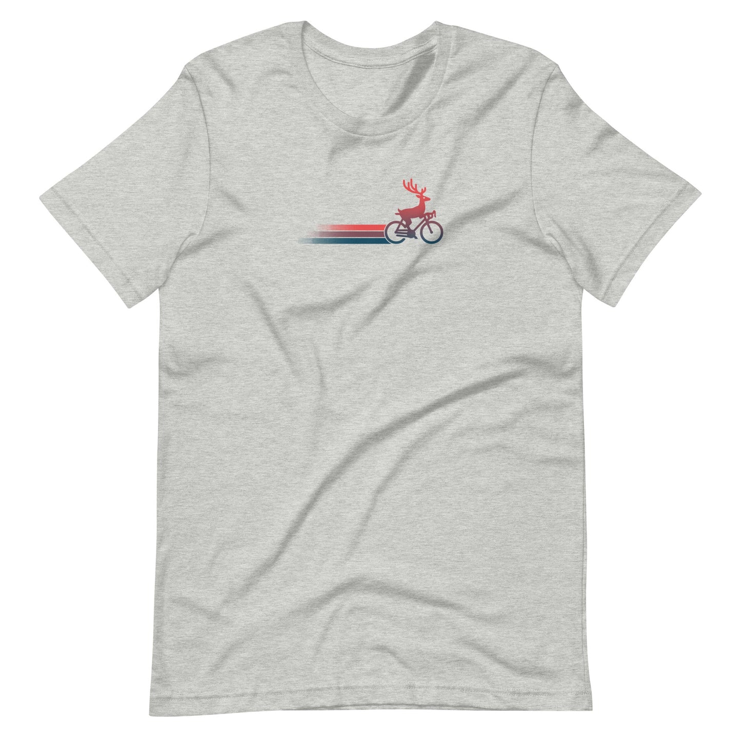 Woodland Cyclist Deer - Unisex T-shirt