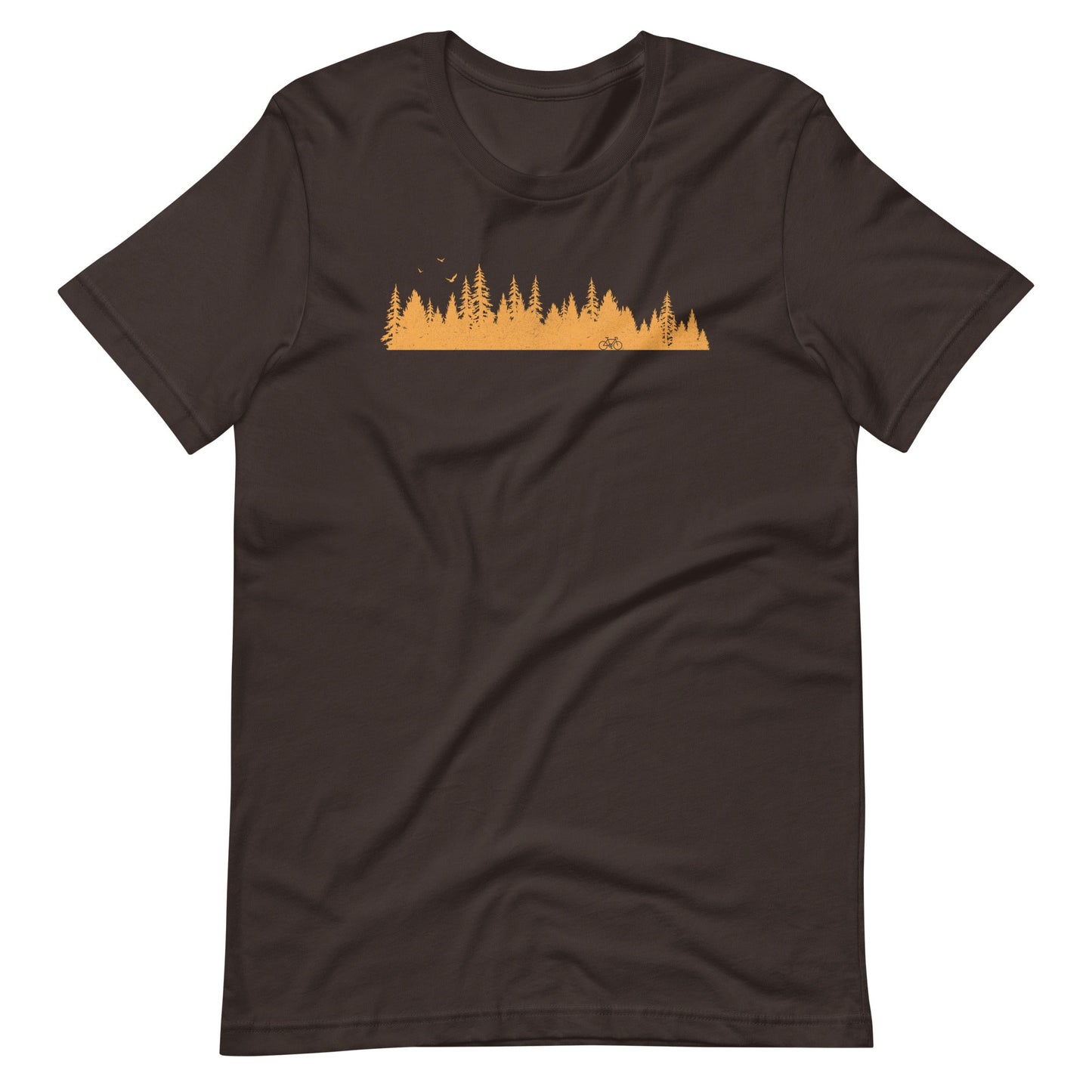 Silhouette Forest Cyclist - Unisex T-shirt