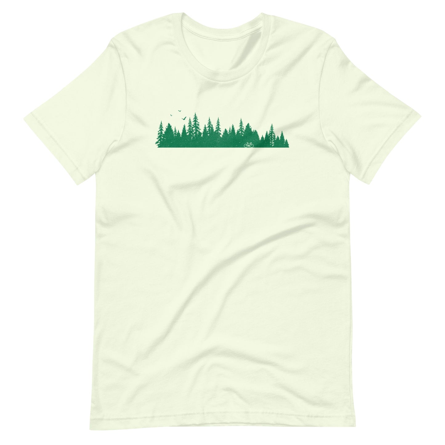 Silhouette Forest Cyclist - Unisex T-shirt