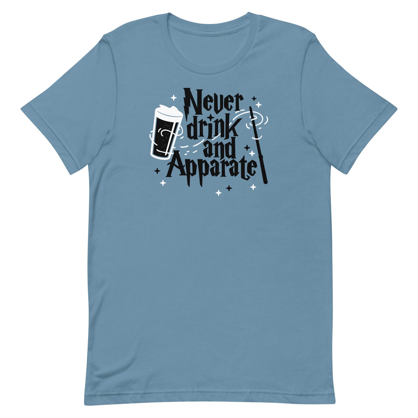 Never Drink And Apparate Men's Signature Tee