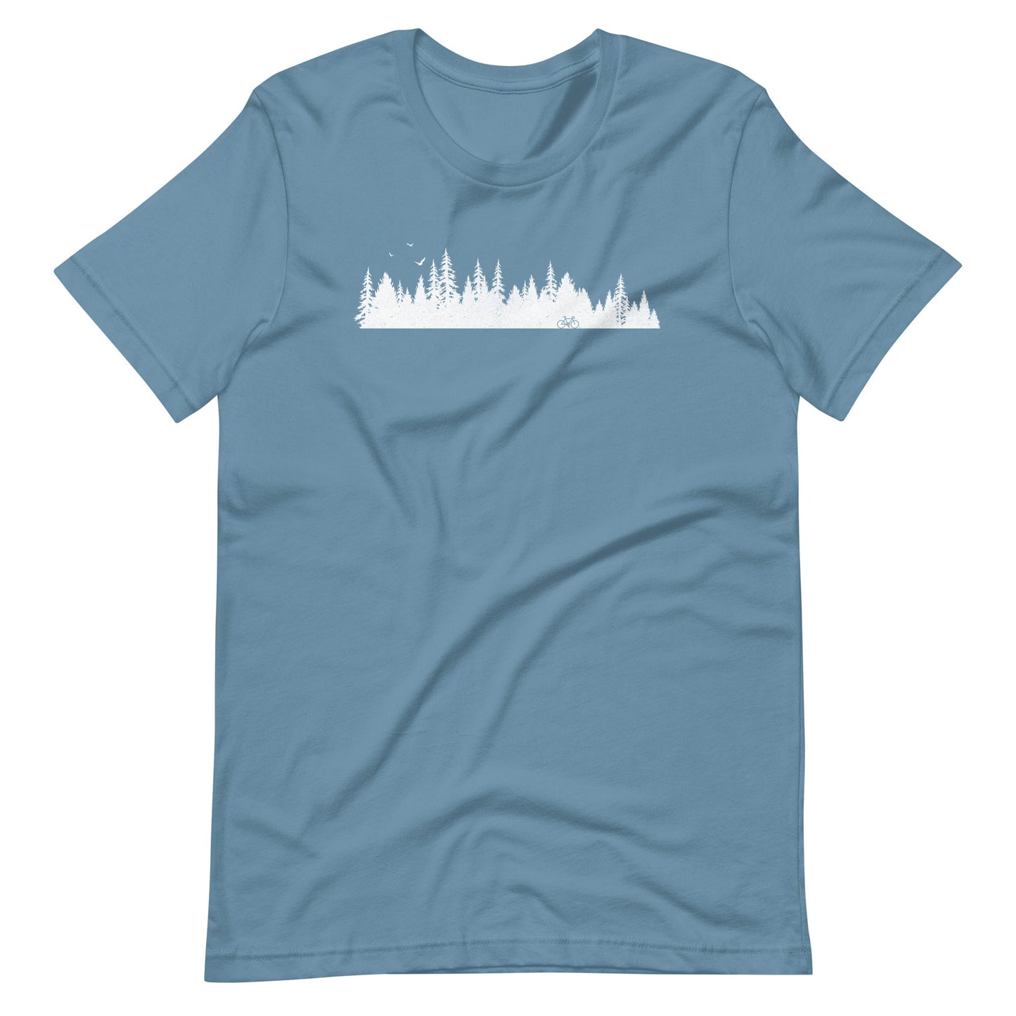 Silhouette Forest Cyclist - Unisex T-shirt