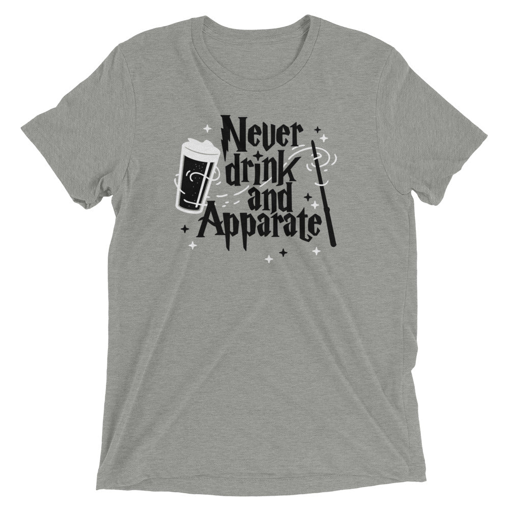 Never Drink And Apparate Men's Tri-Blend Tee