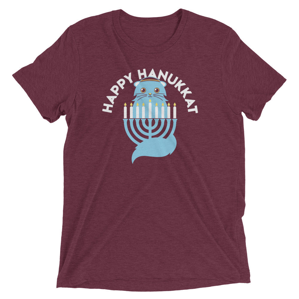 Happy Hanukkat Men's Tri-Blend Tee