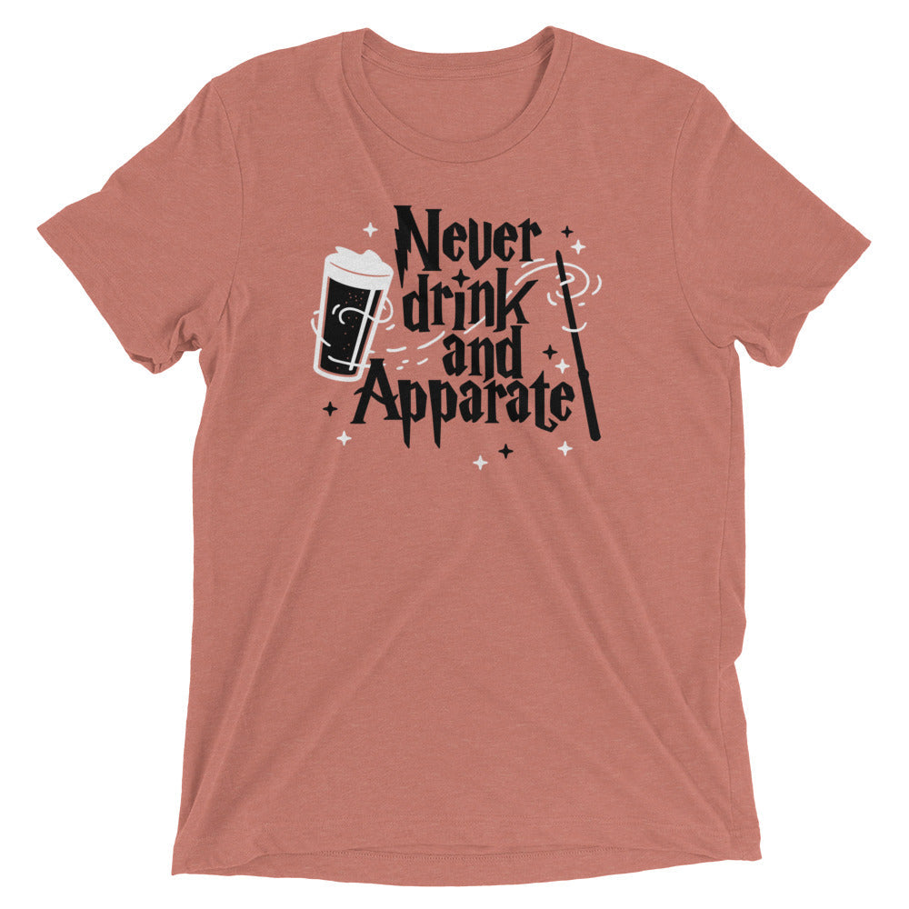Never Drink And Apparate Men's Tri-Blend Tee