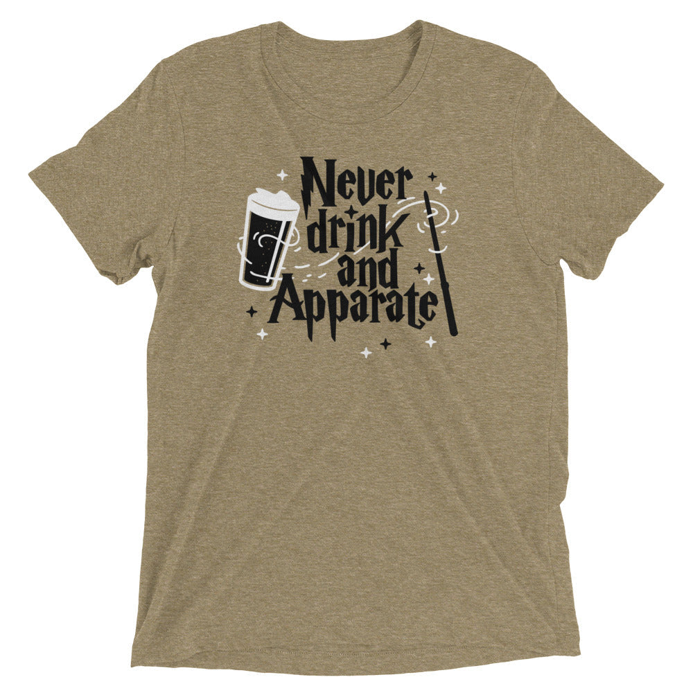 Never Drink And Apparate Men's Tri-Blend Tee
