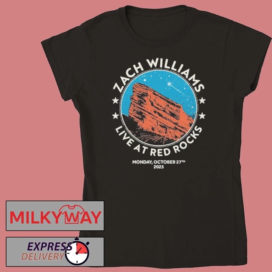 Zach Williams Red Rocks Amphitheatre, Morrison, CO Oct 27 2025 Shirt
