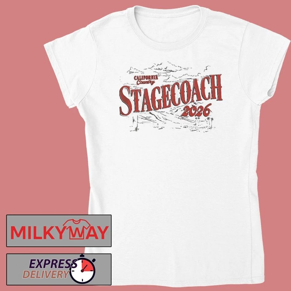 Stagecoach 2026 Festival Indio California’s Country Music Festival Merch White Shirt