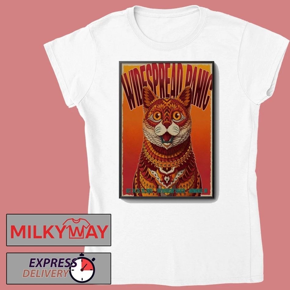 Widespread Panic Oct 24-26 2025 Riverside Theater in Milwaukee WI Poster shirt