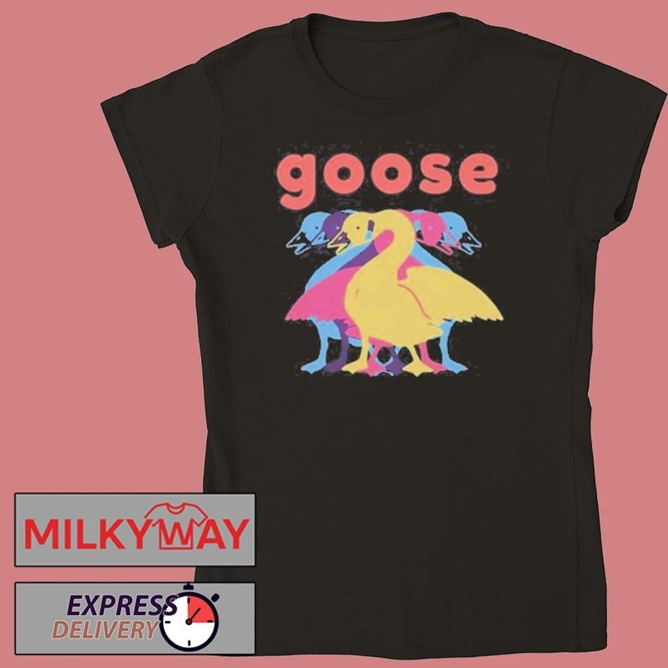 Goose 5 Logo Wine T-Shirt