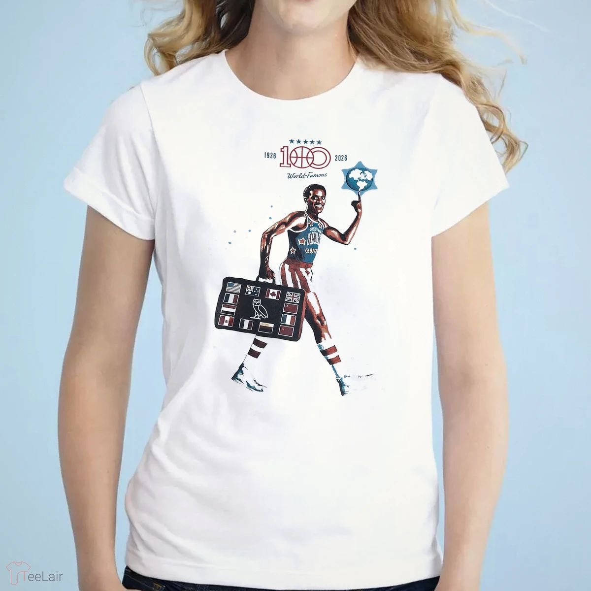 Harlem Globetrotters Tee – Off White Shirt