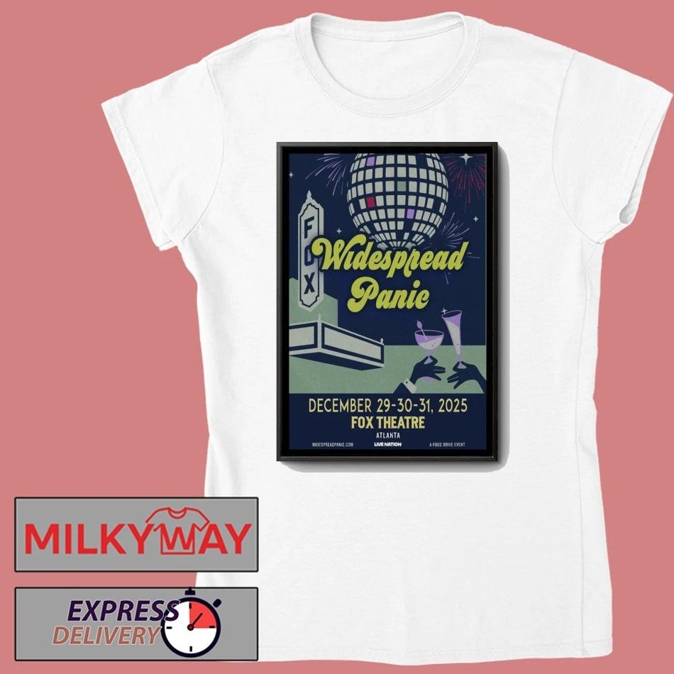 Widespread Panic Dec 29 2025 Concert Poster shirt