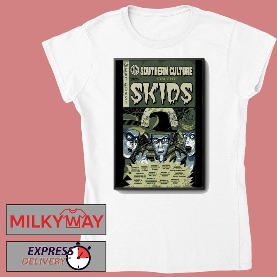 Southern Culture On The Skids West Coast 2025 Shows Poster shirt