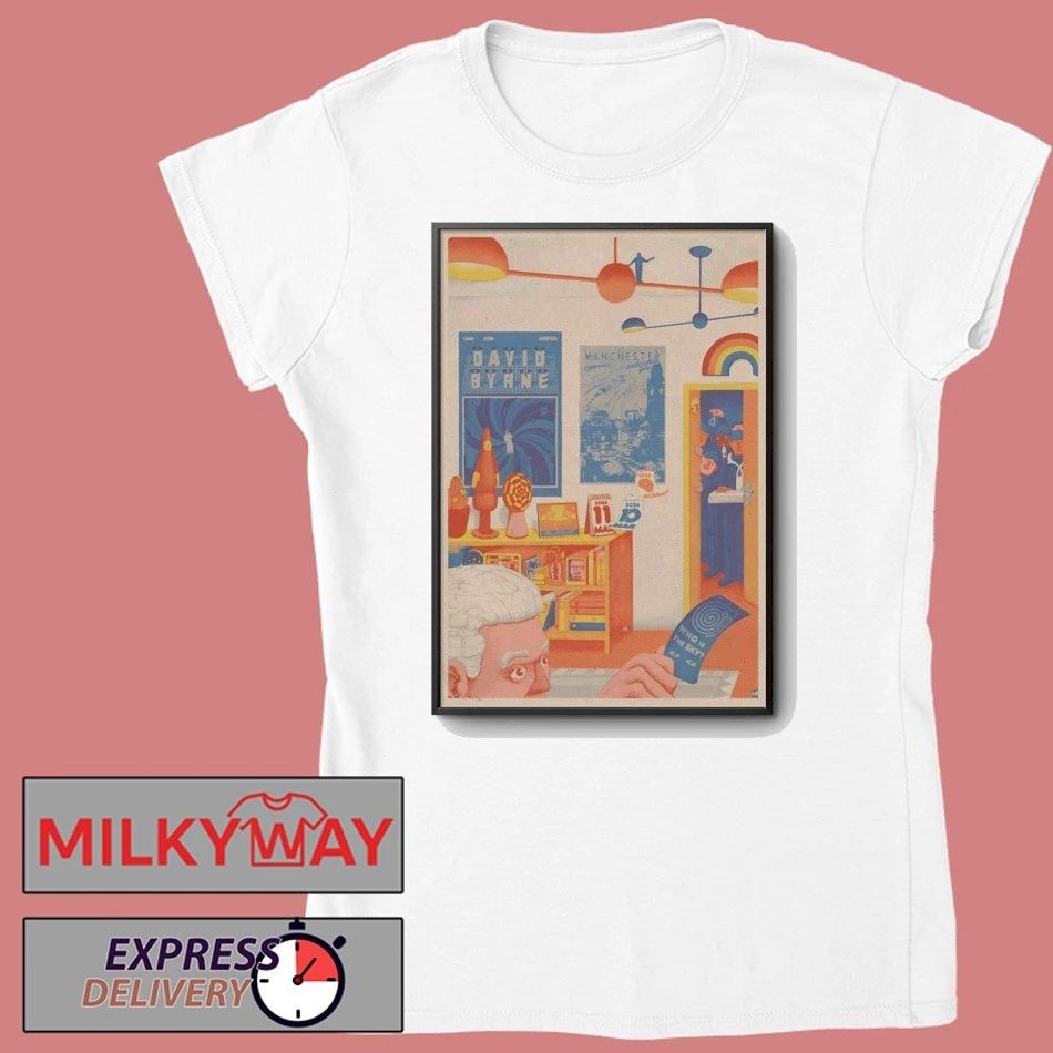 David Byrne Tour Manchester UK On Mar 10-11 2026 Poster shirt