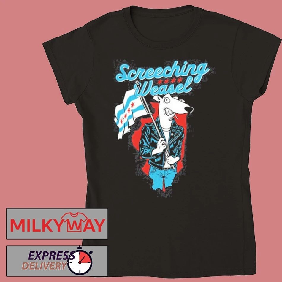 Screeching Weasel Chicago Weasel Shirt