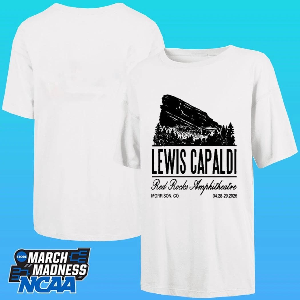 Lewis Capaldi Apr 28-29 2026 Red Rocks Shirt
