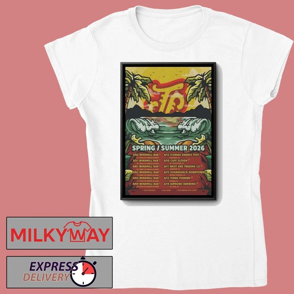 Joey Calderaio 2026 Tour Spring & Summer Poster shirt