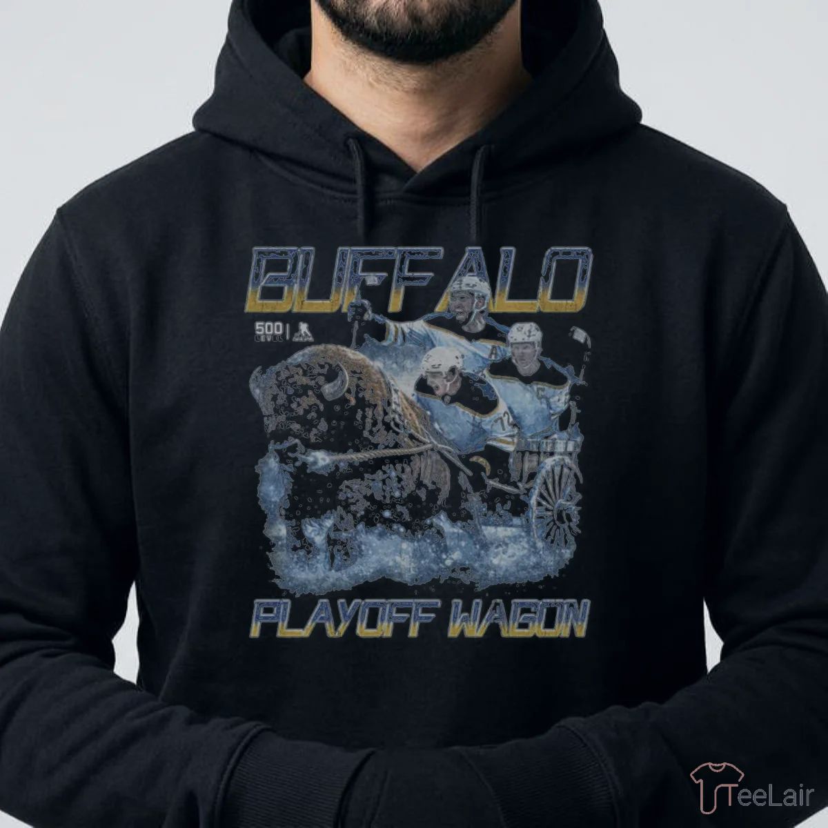 Buffalo Hockey 2026 Playoff Wagon WHT T-Shirt